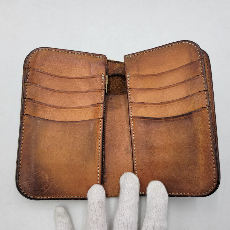【現状渡し品】【メンズ/レディース】 SAMURAI JEANS サムライジーンズ LEATHER MIDDLE WALLET レザーミドルウォレット 財布 200-260927-as-14-izu カラー：ブラック 万代Net店