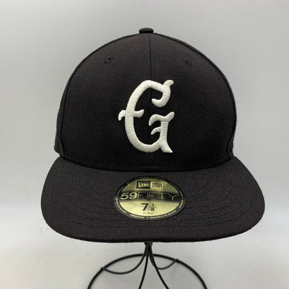 【中古品】【メンズ/レディース】 WACKO MARIA ワコマリア×NEWERA ニューエラ G LOGO BASEBALL CAP ロゴ ベースボール キャップ 帽子 185-260930-cs-17-izu サイズ：7 1/8 カラー：ブラック 万代Net店