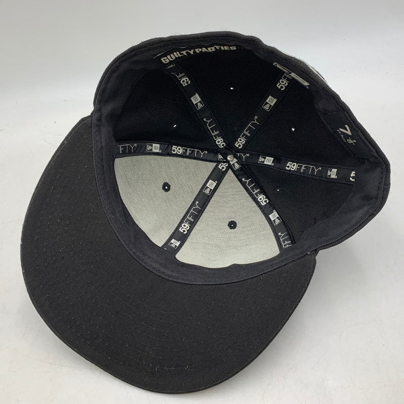 【中古品】【メンズ/レディース】 WACKO MARIA ワコマリア×NEWERA ニューエラ G LOGO BASEBALL CAP ロゴ ベースボール キャップ 帽子 185-260930-cs-17-izu サイズ：7 1/8 カラー：ブラック 万代Net店