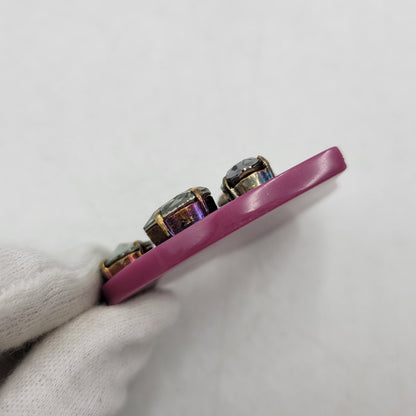 【中古品】【レディース】 GUCCI グッチ HEART BIJOU CHARM ハート ビジュー チャーム キーホルダー アクセサリー 182-260928-ay-07-izu カラー：ピンク系 万代Net店