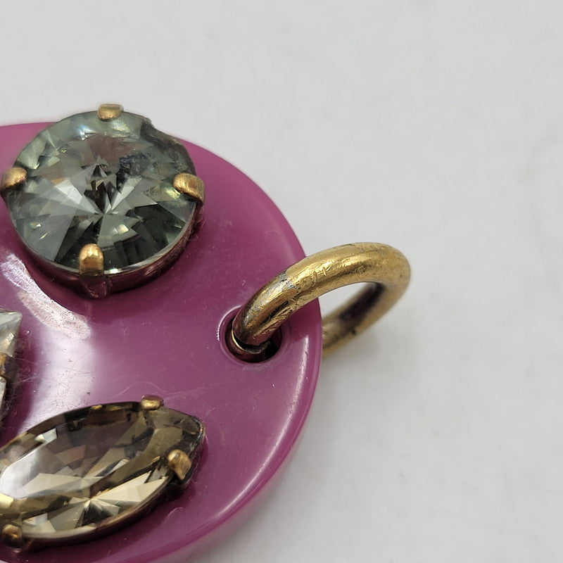 【中古品】【レディース】 GUCCI グッチ HEART BIJOU CHARM ハート ビジュー チャーム キーホルダー アクセサリー 182-260928-ay-07-izu カラー：ピンク系 万代Net店