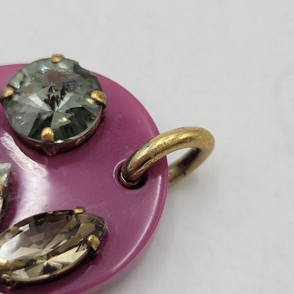 【中古品】【レディース】 GUCCI グッチ HEART BIJOU CHARM ハート ビジュー チャーム キーホルダー アクセサリー 182-260928-ay-07-izu カラー：ピンク系 万代Net店