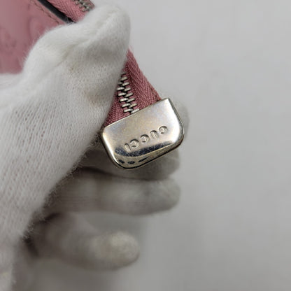 【現状渡し品】【メンズ/レディース】 GUCCI グッチ 233183 グッチシマ コインケース 財布 サイフ 181-260927-yn-09-izu カラー：ピンク 万代Net店