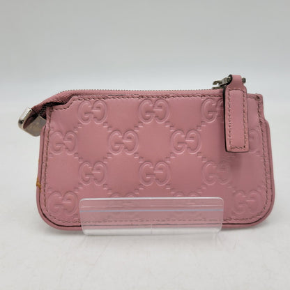 【現状渡し品】【メンズ/レディース】 GUCCI グッチ 233183 グッチシマ コインケース 財布 サイフ 181-260927-yn-09-izu カラー：ピンク 万代Net店