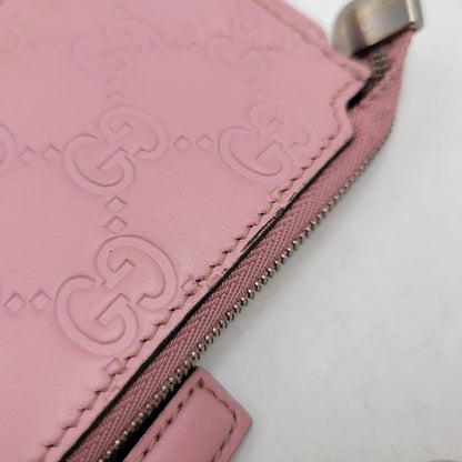 【現状渡し品】【メンズ/レディース】 GUCCI グッチ 233183 グッチシマ コインケース 財布 サイフ 181-260927-yn-09-izu カラー：ピンク 万代Net店