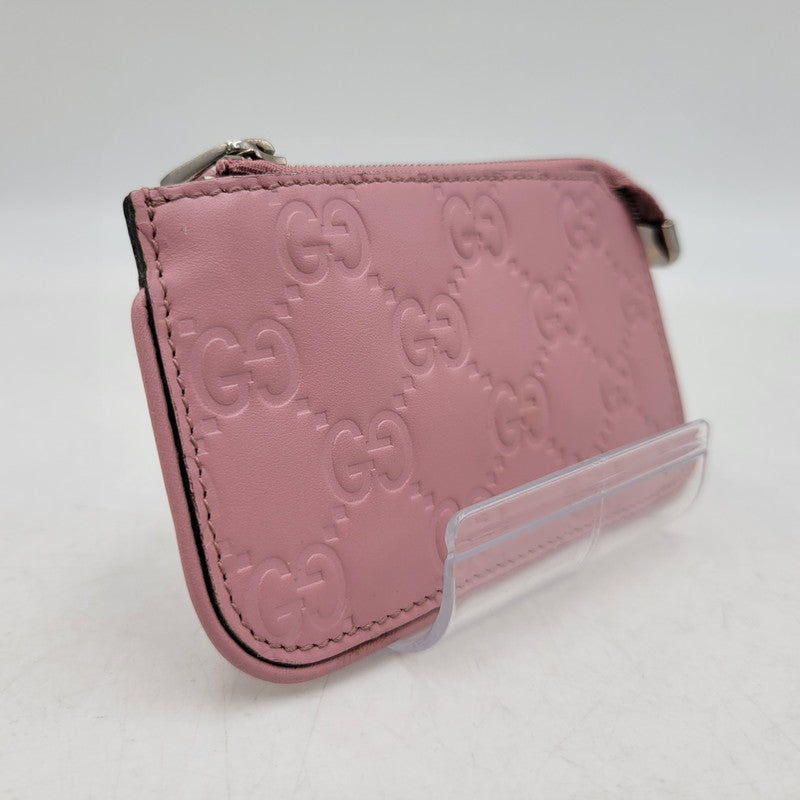 【現状渡し品】【メンズ/レディース】 GUCCI グッチ 233183 グッチシマ コインケース 財布 サイフ 181-260927-yn-09-izu カラー：ピンク 万代Net店