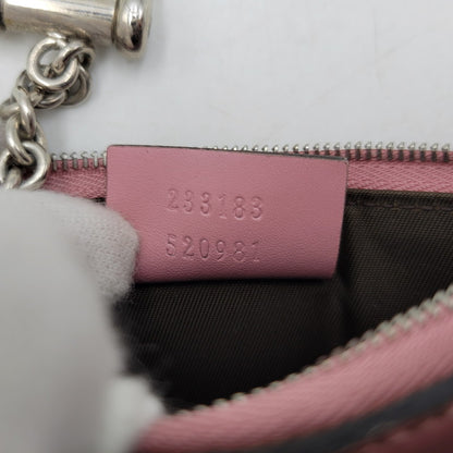 【現状渡し品】【メンズ/レディース】 GUCCI グッチ 233183 グッチシマ コインケース 財布 サイフ 181-260927-yn-09-izu カラー：ピンク 万代Net店