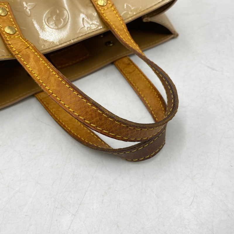 【中古品】【レディース】 LOUIS VUITTON ルイ・ヴィトン M91334 モノグラム・ヴェルニ リードPM ハンドバッグ 179-260922-yn-03-izu カラー：ベージュ 万代Net店