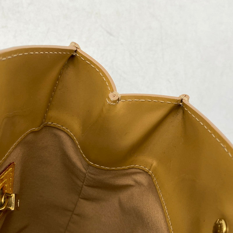 【中古品】【レディース】 LOUIS VUITTON ルイ・ヴィトン M91334 モノグラム・ヴェルニ リードPM ハンドバッグ 179-260922-yn-03-izu カラー：ベージュ 万代Net店