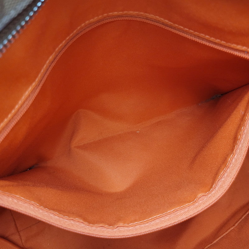 【中古品】【レディース】 COACH コーチ SIGNATURE TOTE BAG F58292 シグネチャー トートバッグ 鞄 カバン 180-260928-ay-09-izu カラー：ブラウン×オレンジ 万代Net店