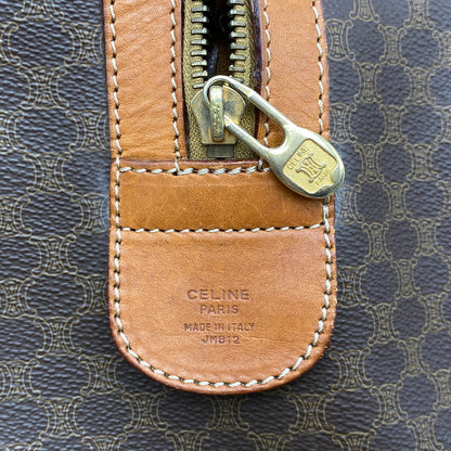 【現状渡し品】【メンズ/レディース】 CELINE セリーヌ マカダム ボストンバッグ 鞄 バッグ 180-260922-yn-04-izu カラー：ブラウン 万代Net店