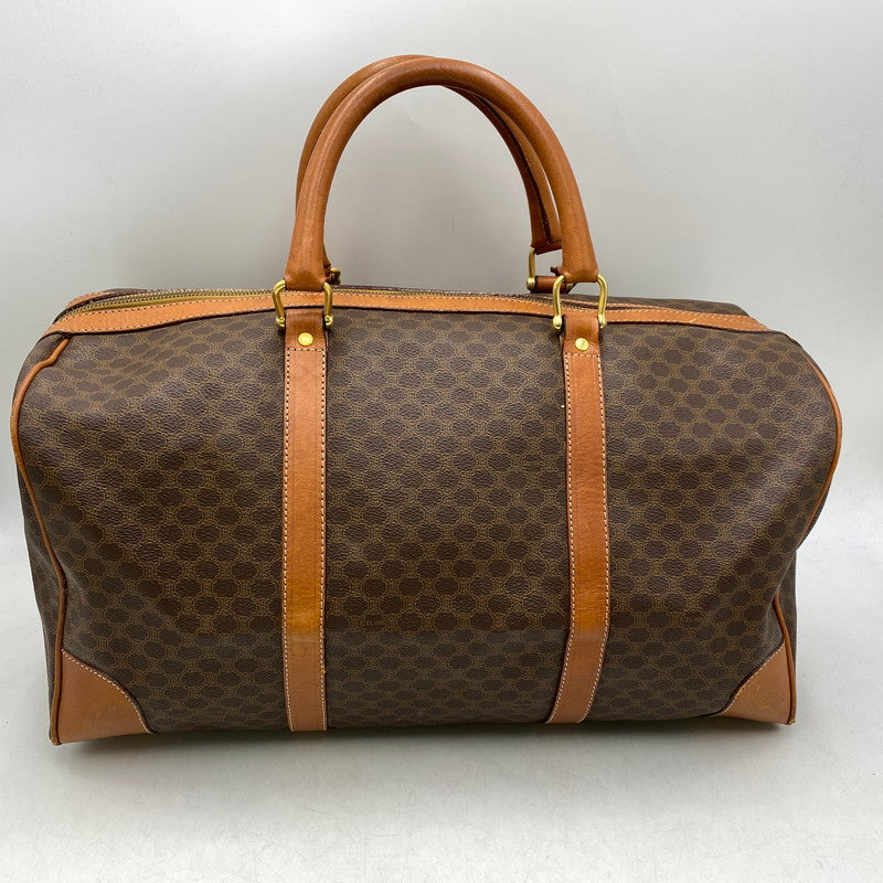 【現状渡し品】【メンズ/レディース】 CELINE セリーヌ マカダム ボストンバッグ 鞄 バッグ 180-260922-yn-04-izu カラー：ブラウン 万代Net店