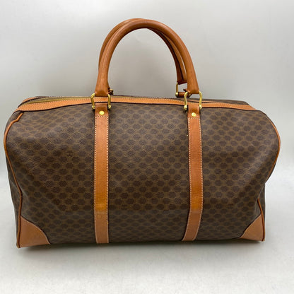 【現状渡し品】【メンズ/レディース】 CELINE セリーヌ マカダム ボストンバッグ 鞄 バッグ 180-260922-yn-04-izu カラー：ブラウン 万代Net店
