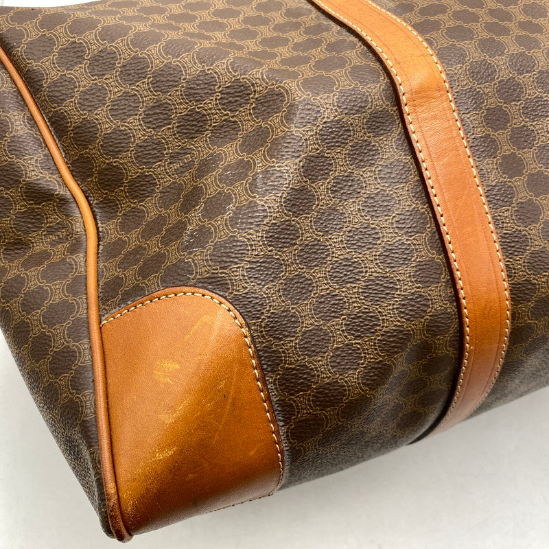 【現状渡し品】【メンズ/レディース】 CELINE セリーヌ マカダム ボストンバッグ 鞄 バッグ 180-260922-yn-04-izu カラー：ブラウン 万代Net店