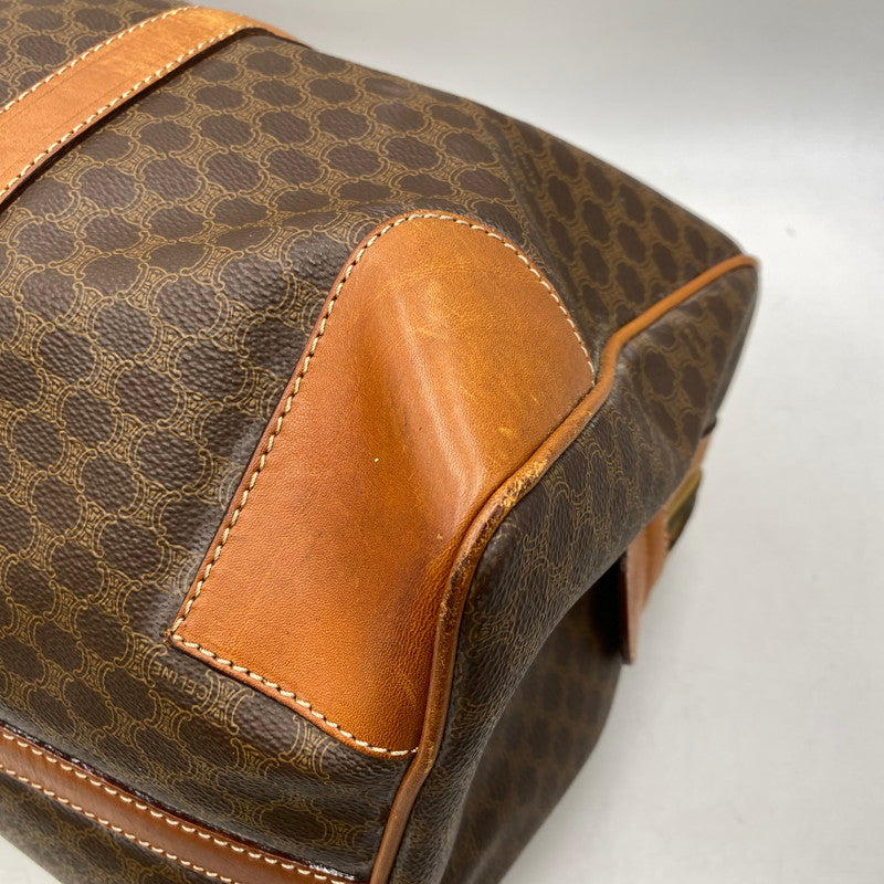 【現状渡し品】【メンズ/レディース】 CELINE セリーヌ マカダム ボストンバッグ 鞄 バッグ 180-260922-yn-04-izu カラー：ブラウン 万代Net店