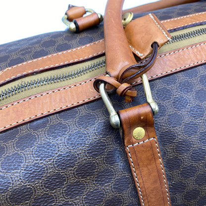 【現状渡し品】【メンズ/レディース】 CELINE セリーヌ マカダム ボストンバッグ 鞄 バッグ 180-260922-yn-04-izu カラー：ブラウン 万代Net店