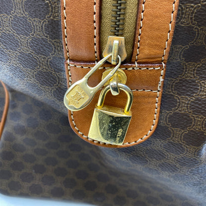 【現状渡し品】【メンズ/レディース】 CELINE セリーヌ マカダム ボストンバッグ 鞄 バッグ 180-260922-yn-04-izu カラー：ブラウン 万代Net店