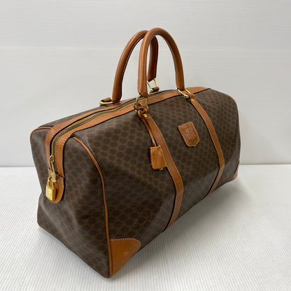 【現状渡し品】【メンズ/レディース】 CELINE セリーヌ マカダム ボストンバッグ 鞄 バッグ 180-260922-yn-04-izu カラー：ブラウン 万代Net店