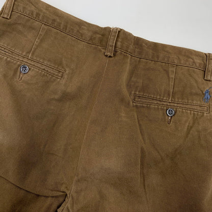 【中古品】【メンズ】 POLO BY RALPH LAUREN ポロバイラルフローレン PRESTON PANT プレストン パンツ ボトムス 157-261016-kh-02-izu サイズ：32×30 カラー：ブラウン 万代Net店