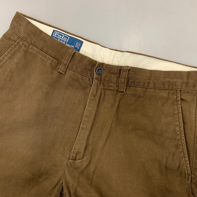【中古品】【メンズ】 POLO BY RALPH LAUREN ポロバイラルフローレン PRESTON PANT プレストン パンツ ボトムス 157-261016-kh-02-izu サイズ：32×30 カラー：ブラウン 万代Net店