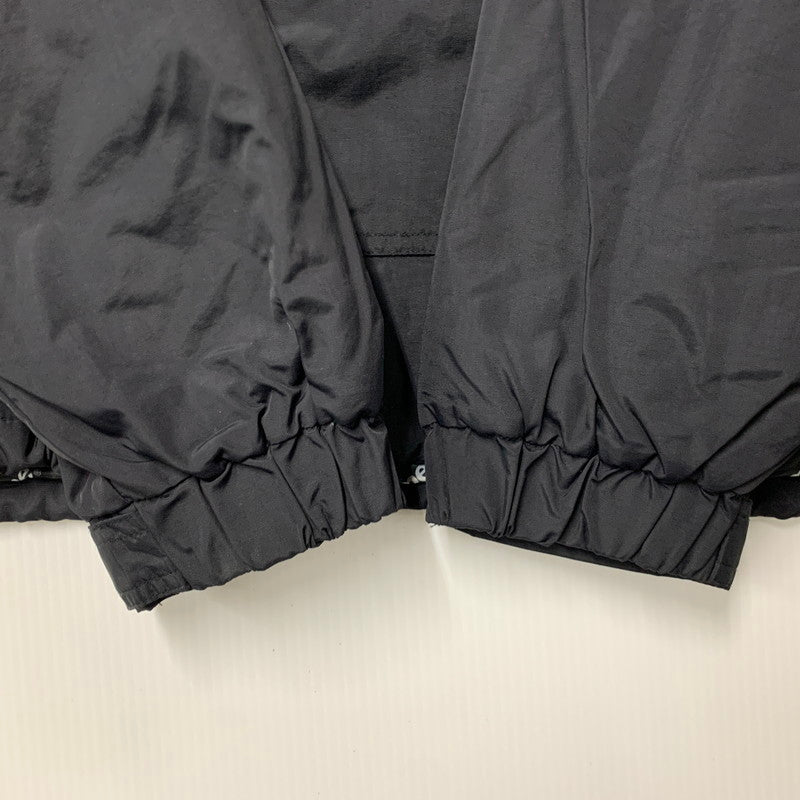 【中古品】【メンズ】 SUPREME シュプリーム HOODED フーデッド LOGO ロゴ HALF ZIP PULLOVER ハーフ ジップ プルオーバー ジャケット 149-261010-sm-03-izu サイズ：M カラー：ブラック 万代Net店