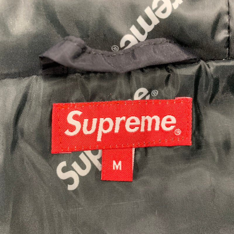 【中古品】【メンズ】 SUPREME シュプリーム HOODED フーデッド LOGO ロゴ HALF ZIP PULLOVER ハーフ ジップ プルオーバー ジャケット 149-261010-sm-03-izu サイズ：M カラー：ブラック 万代Net店