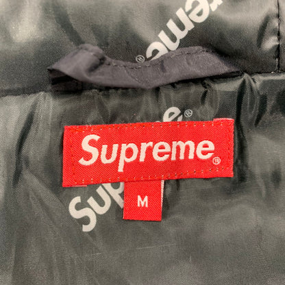 【中古品】【メンズ】 SUPREME シュプリーム HOODED フーデッド LOGO ロゴ HALF ZIP PULLOVER ハーフ ジップ プルオーバー ジャケット 149-261010-sm-03-izu サイズ：M カラー：ブラック 万代Net店