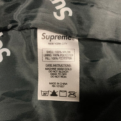 【中古品】【メンズ】 SUPREME シュプリーム HOODED フーデッド LOGO ロゴ HALF ZIP PULLOVER ハーフ ジップ プルオーバー ジャケット 149-261010-sm-03-izu サイズ：M カラー：ブラック 万代Net店
