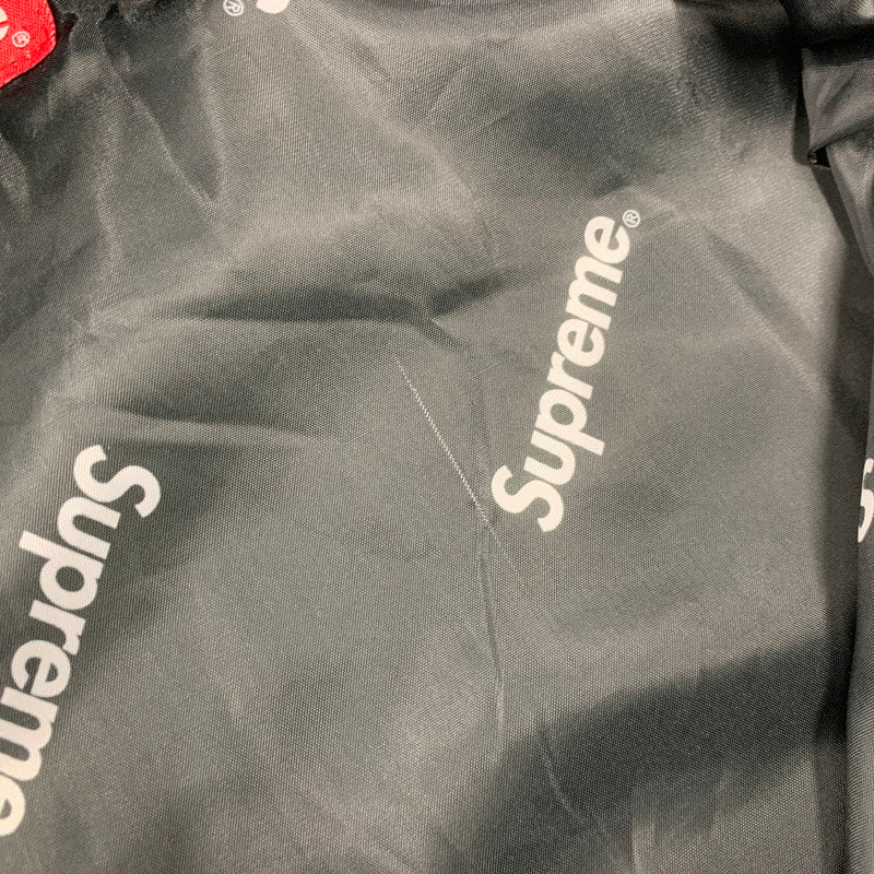 【中古品】【メンズ】 SUPREME シュプリーム HOODED フーデッド LOGO ロゴ HALF ZIP PULLOVER ハーフ ジップ プルオーバー ジャケット 149-261010-sm-03-izu サイズ：M カラー：ブラック 万代Net店