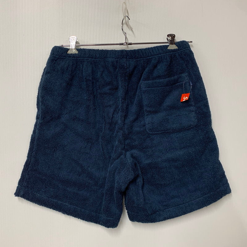 【中古品】【メンズ】 SUPREME シュプリーム TERRY LOGO SHORTS テリー ロゴ ショーツ ボトムス 149-261010-sm-01-izu サイズ：S カラー：ネイビー 万代Net店