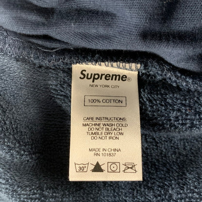 【中古品】【メンズ】 SUPREME シュプリーム TERRY LOGO SHORTS テリー ロゴ ショーツ ボトムス 149-261010-sm-01-izu サイズ：S カラー：ネイビー 万代Net店