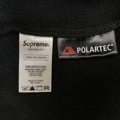 【中古品】【メンズ】 SUPREME シュプリーム POLARTEC HOODED SWEATSHIRT ポーラテック フーデッド スウェットシャツ トップス 長袖 149-260926-cs-12-izu サイズ：M カラー：ブラック 万代Net店