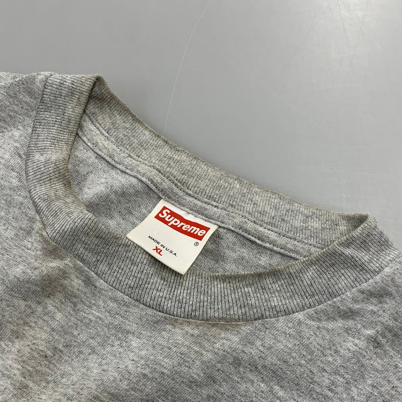【中古品】【メンズ】 SUPREME シュプリーム×NECKFACE ネックフェイス 2003S YOUR MOM IS CRIPPED TEE ユア マム イズ クリプト Tシャツ トップス 半袖 149-261027-ya-01-izu サイズ：XL カラー：グレー 万代Net店