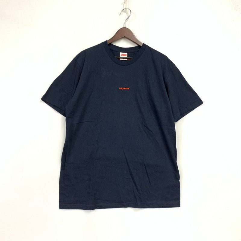 【中古品】【メンズ】 SUPREME シュプリーム FUCK THE WORLD TEE ファック ザ ワールド Tシャツ トップス 半袖 149-260921-ya-01-izu サイズ：M カラー：ネイビー 万代Net店