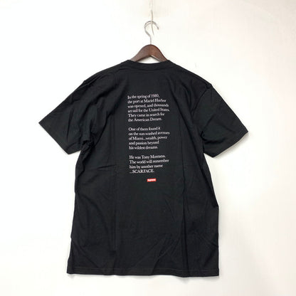 【中古品】【メンズ】 SUPREME シュプリーム SCARFACE SPLIT TEE スカーフェイス スプリット Tシャツ トップス 半袖 149-261027-ya-04-izu サイズ：M カラー：ブラック 万代Net店