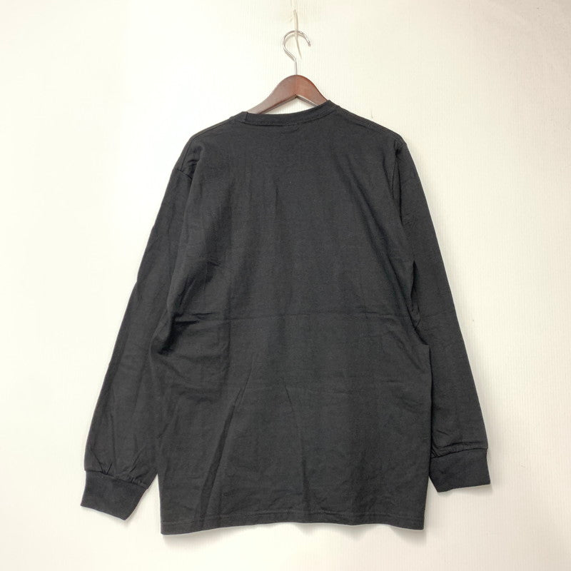 【中古品】【メンズ】 SUPREME シュプリーム ARABIC LOGO L S TEE アラビックロゴ ロングスリーブ Tシャツ トップス 長袖 149-261027-ya-05-izu サイズ：M カラー：ブラック 万代Net店