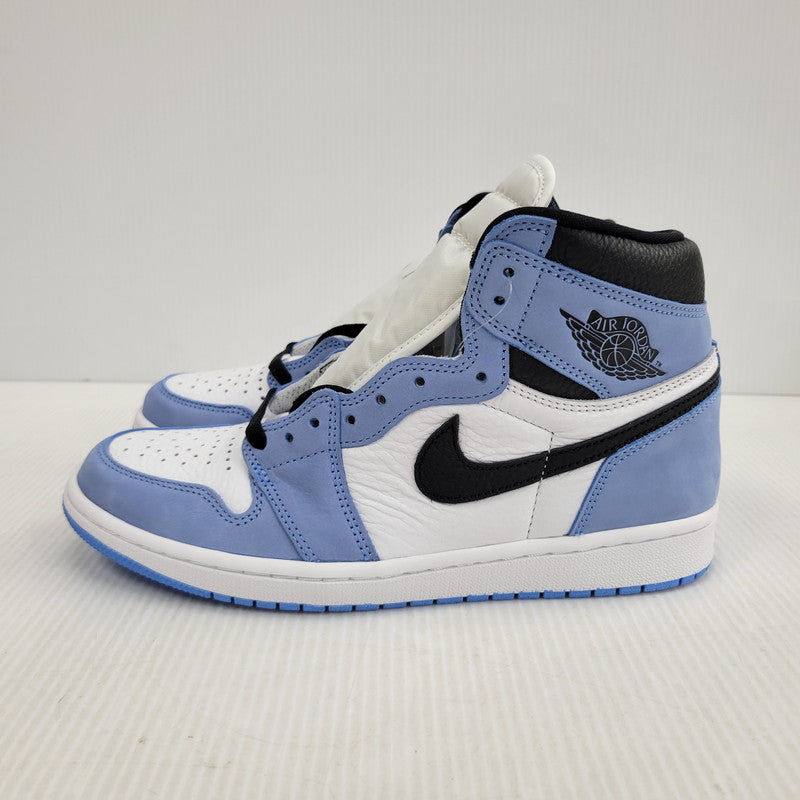 【中古美品】【メンズ】 NIKE ナイキ AIR JORDAN 1 RETRO HIGH OG 555088-134 エア ジョーダン 1 レトロ ハイ OG スニーカー 靴 160-260921-as-12-izu サイズ：27cm カラー：WHITE/BLACK-UNIVERSITY BLUE 万代Net店