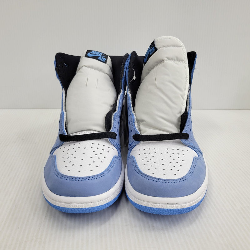 【中古美品】【メンズ】 NIKE ナイキ AIR JORDAN 1 RETRO HIGH OG 555088-134 エア ジョーダン 1 レトロ ハイ OG スニーカー 靴 160-260921-as-12-izu サイズ：27cm カラー：WHITE/BLACK-UNIVERSITY BLUE 万代Net店