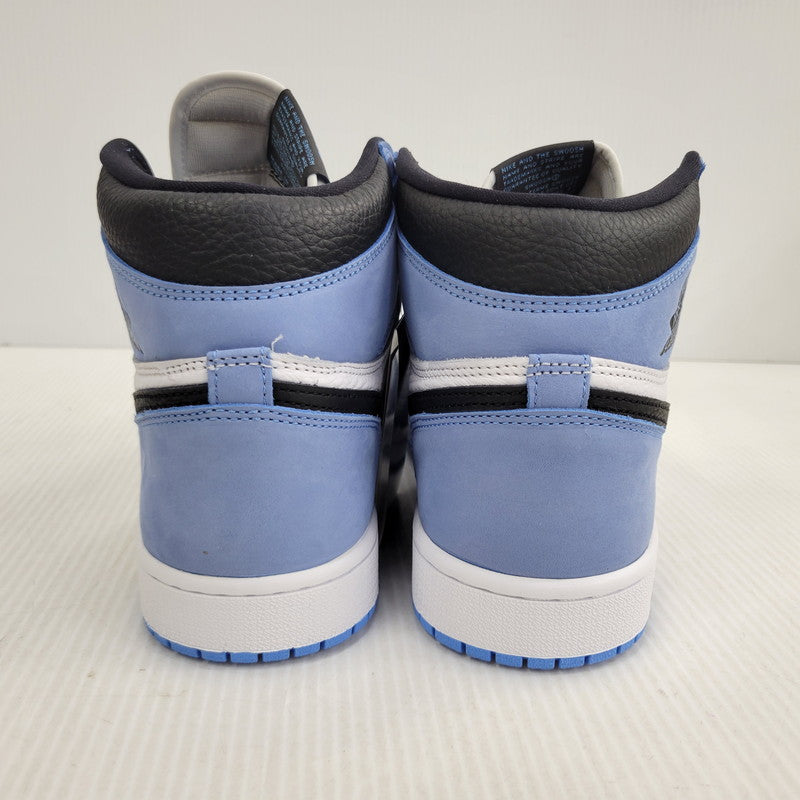 【中古美品】【メンズ】 NIKE ナイキ AIR JORDAN 1 RETRO HIGH OG 555088-134 エア ジョーダン 1 レトロ ハイ OG スニーカー 靴 160-260921-as-12-izu サイズ：27cm カラー：WHITE/BLACK-UNIVERSITY BLUE 万代Net店