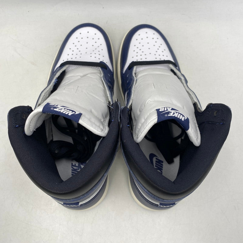 【中古美品】【メンズ】 NIKE ナイキ AIR JORDAN 1 RETRO HIGH OG エアジョーダン1 レトロ ハイ OG スニーカー 靴 160-260921-yn-04-izu サイズ：27.0cm カラー：ミッドナイトネイビー 万代Net店