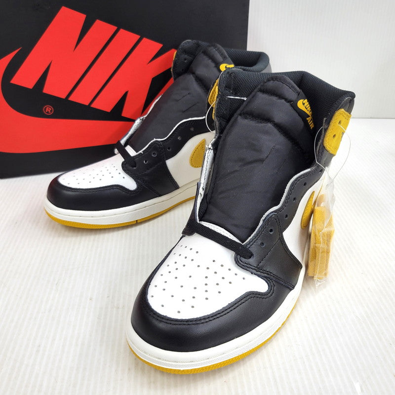 【中古美品】【メンズ】 NIKE ナイキ AIR JORDAN 1 RETRO HIGH OG 555088-109 エアジョーダン1 レトロ ハイ OG スニーカー 靴 160-260921-as-11-izu サイズ：27cm カラー：SUMMIT WHITE/YELLOW OCHRE 万代Net店
