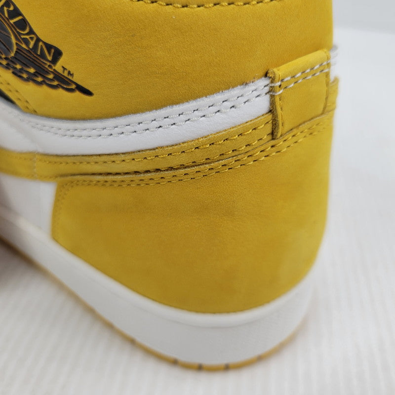 【中古美品】【メンズ】 NIKE ナイキ AIR JORDAN 1 RETRO HIGH OG 555088-109 エアジョーダン1 レトロ ハイ OG スニーカー 靴 160-260921-as-11-izu サイズ：27cm カラー：SUMMIT WHITE/YELLOW OCHRE 万代Net店