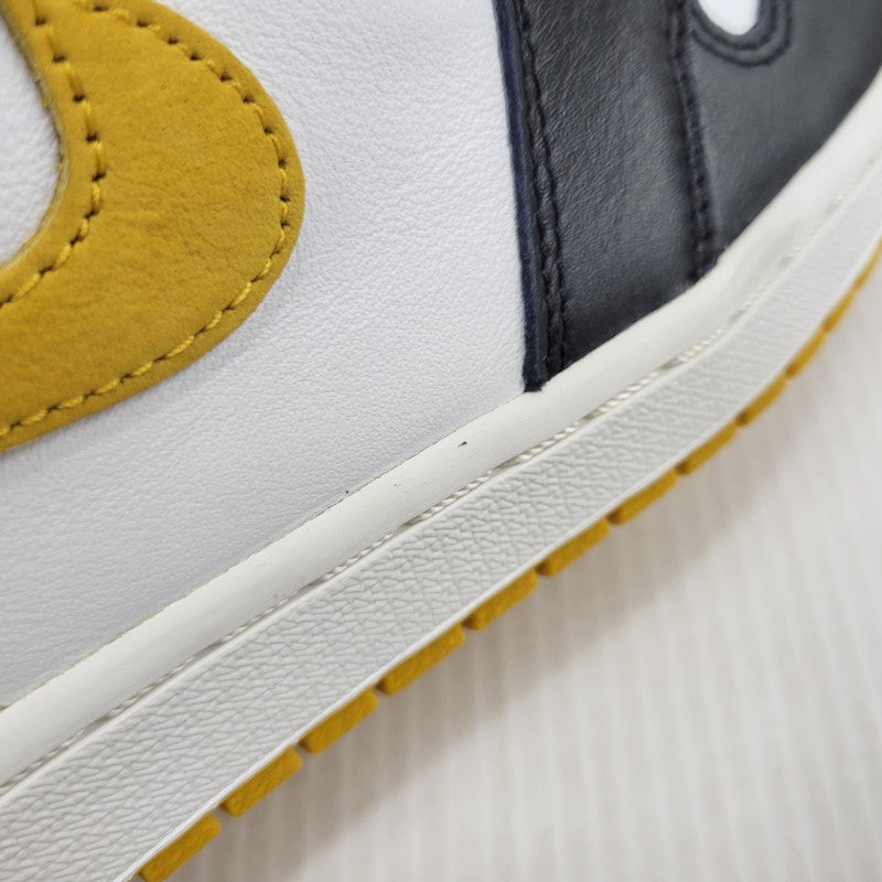【中古美品】【メンズ】 NIKE ナイキ AIR JORDAN 1 RETRO HIGH OG 555088-109 エアジョーダン1 レトロ ハイ OG スニーカー 靴 160-260921-as-11-izu サイズ：27cm カラー：SUMMIT WHITE/YELLOW OCHRE 万代Net店