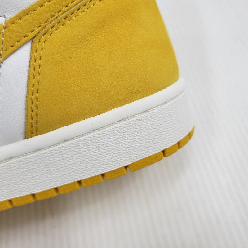 【中古美品】【メンズ】 NIKE ナイキ AIR JORDAN 1 RETRO HIGH OG 555088-109 エアジョーダン1 レトロ ハイ OG スニーカー 靴 160-260921-as-11-izu サイズ：27cm カラー：SUMMIT WHITE/YELLOW OCHRE 万代Net店