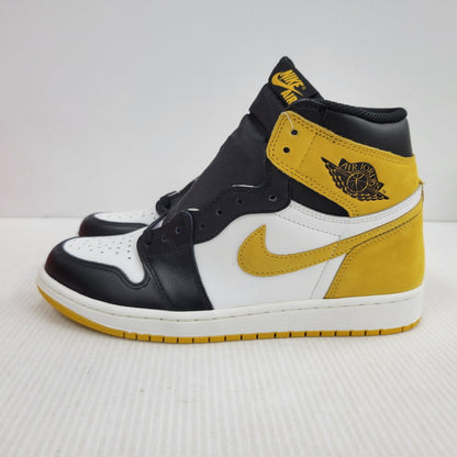 【中古美品】【メンズ】 NIKE ナイキ AIR JORDAN 1 RETRO HIGH OG 555088-109 エアジョーダン1 レトロ ハイ OG スニーカー 靴 160-260921-as-11-izu サイズ：27cm カラー：SUMMIT WHITE/YELLOW OCHRE 万代Net店
