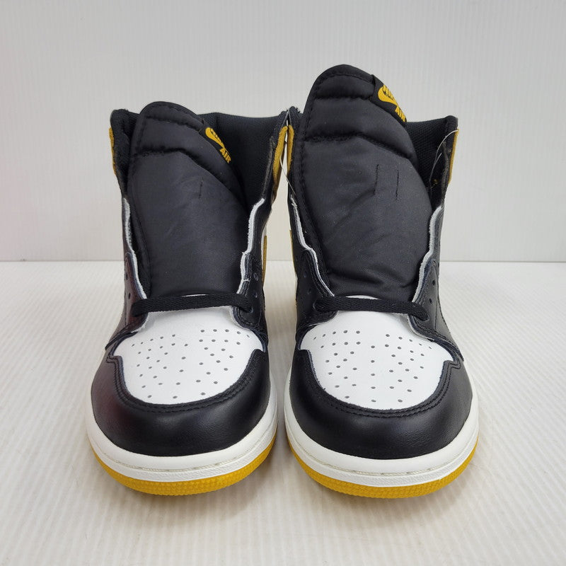 【中古美品】【メンズ】 NIKE ナイキ AIR JORDAN 1 RETRO HIGH OG 555088-109 エアジョーダン1 レトロ ハイ OG スニーカー 靴 160-260921-as-11-izu サイズ：27cm カラー：SUMMIT WHITE/YELLOW OCHRE 万代Net店
