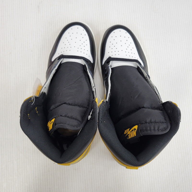 【中古美品】【メンズ】 NIKE ナイキ AIR JORDAN 1 RETRO HIGH OG 555088-109 エアジョーダン1 レトロ ハイ OG スニーカー 靴 160-260921-as-11-izu サイズ：27cm カラー：SUMMIT WHITE/YELLOW OCHRE 万代Net店