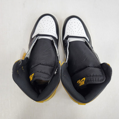【中古美品】【メンズ】 NIKE ナイキ AIR JORDAN 1 RETRO HIGH OG 555088-109 エアジョーダン1 レトロ ハイ OG スニーカー 靴 160-260921-as-11-izu サイズ：27cm カラー：SUMMIT WHITE/YELLOW OCHRE 万代Net店