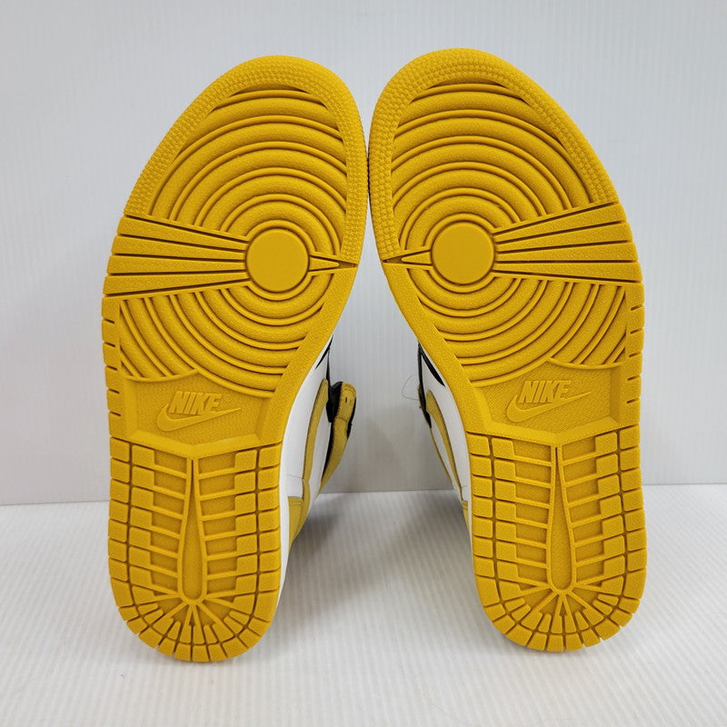 【中古美品】【メンズ】 NIKE ナイキ AIR JORDAN 1 RETRO HIGH OG 555088-109 エアジョーダン1 レトロ ハイ OG スニーカー 靴 160-260921-as-11-izu サイズ：27cm カラー：SUMMIT WHITE/YELLOW OCHRE 万代Net店