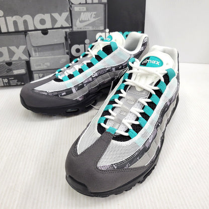 【中古品】【メンズ】 NIKE ナイキ × ATMOS アトモス AIR MAX 95 PRNT AQ0925-001 エアマックス95 プリント スニーカー 靴 160-260921-as-13-izu サイズ：27cm カラー：BLACK/CLEAR JADE-MEDIUM ASH-DK 万代Net店